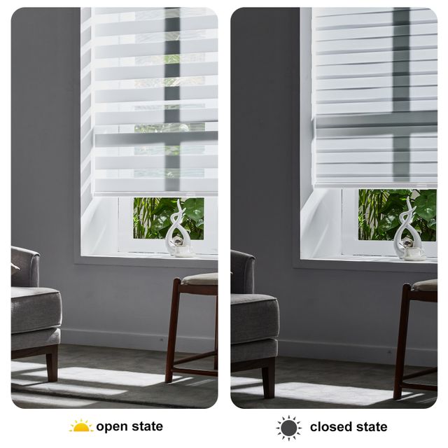 Ready-Made Light Filtering Zebra Blinds