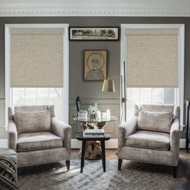 Persilux Linen Roller Shades without Drilling