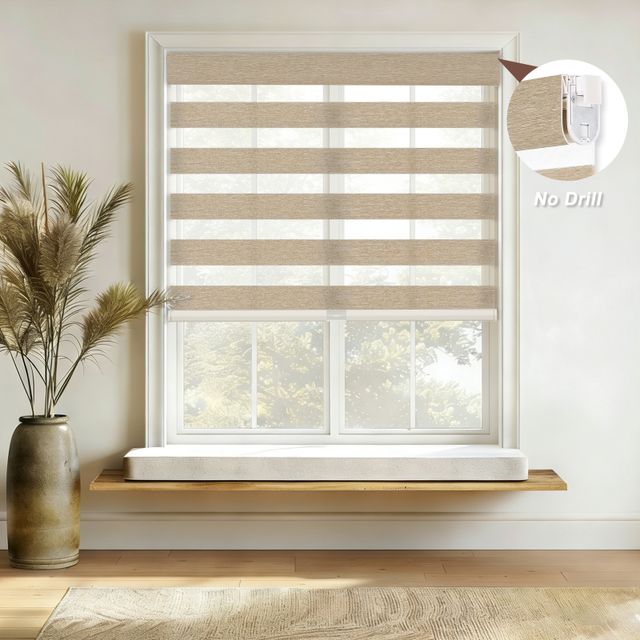 No Drill No Tools Verina Zebra Shades