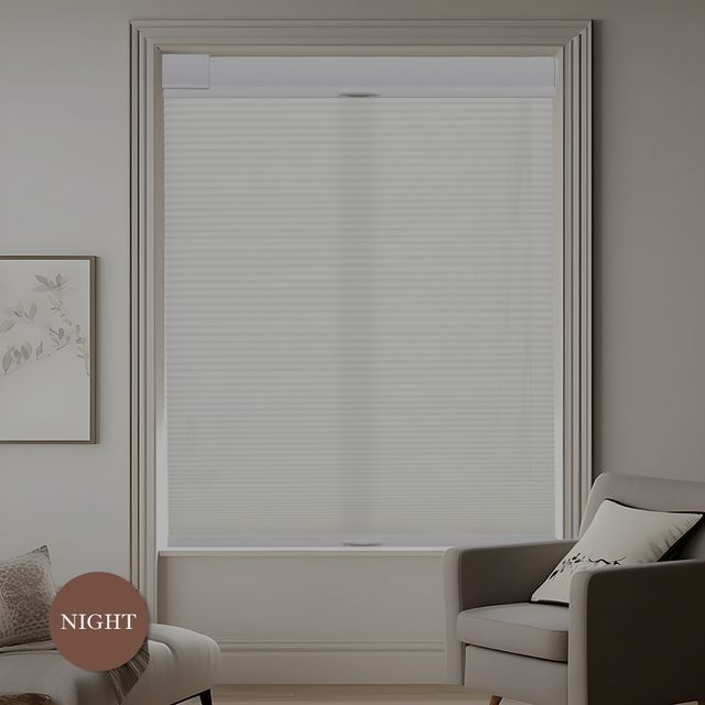 No Drill No Tools Top Down Bottom Up Cellular Shades (1" cell )