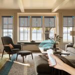 Automated Roller Shades Blackout