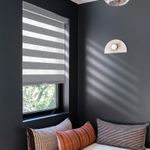 Persilux Dual-Layer Zebra Blackout Shades in gray