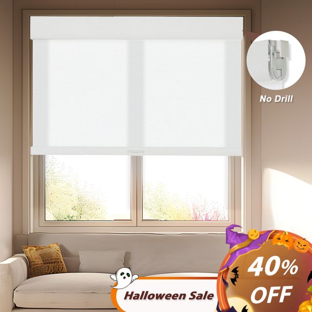 No Drill No Tools Roller Shades