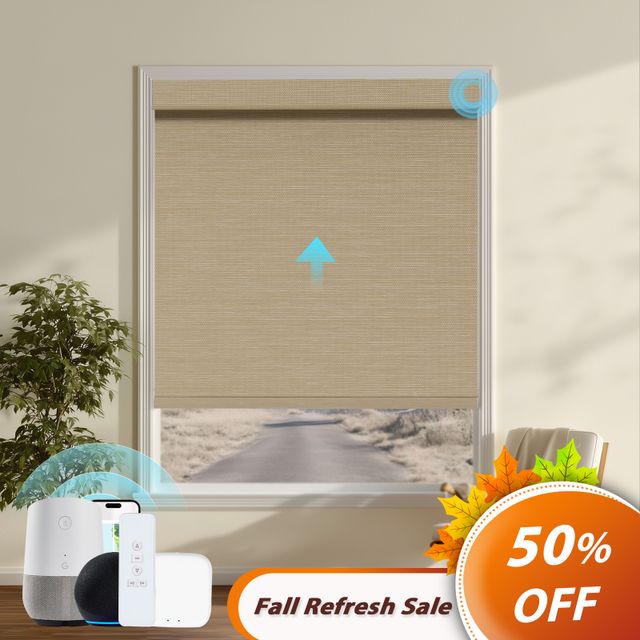 Automated Roller Shades Blackout&Light Filtering