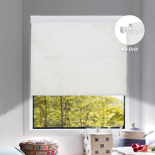 No Drill No Tools Bottom-Up Only Cellular Shades (1" cell )