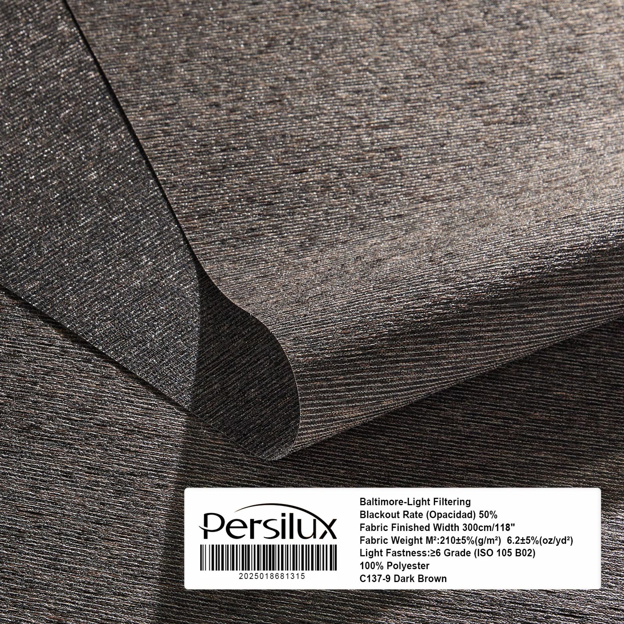 Baltimore Dark Brown-Light Filtering
