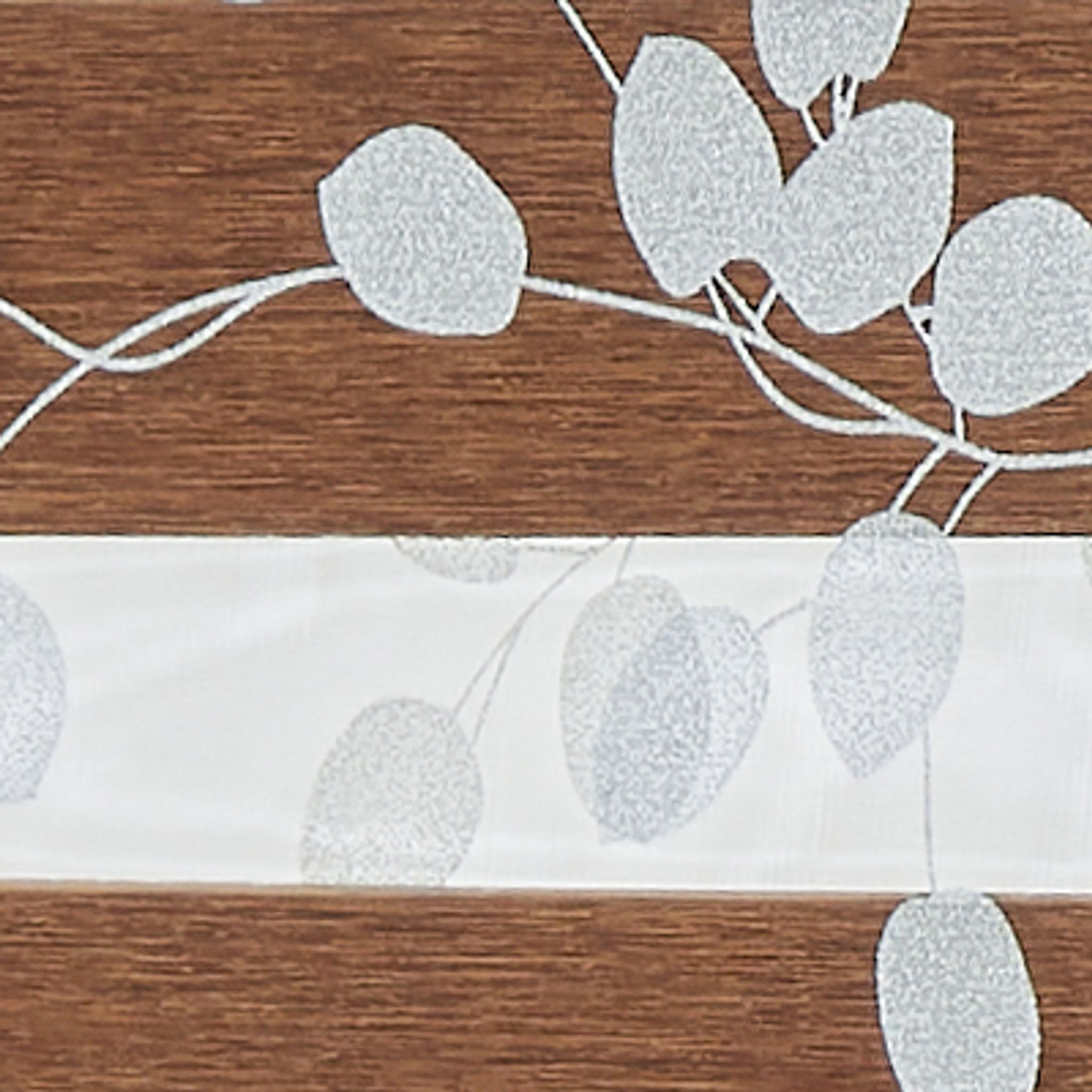 Leaf Printed Brown-Light Filtering