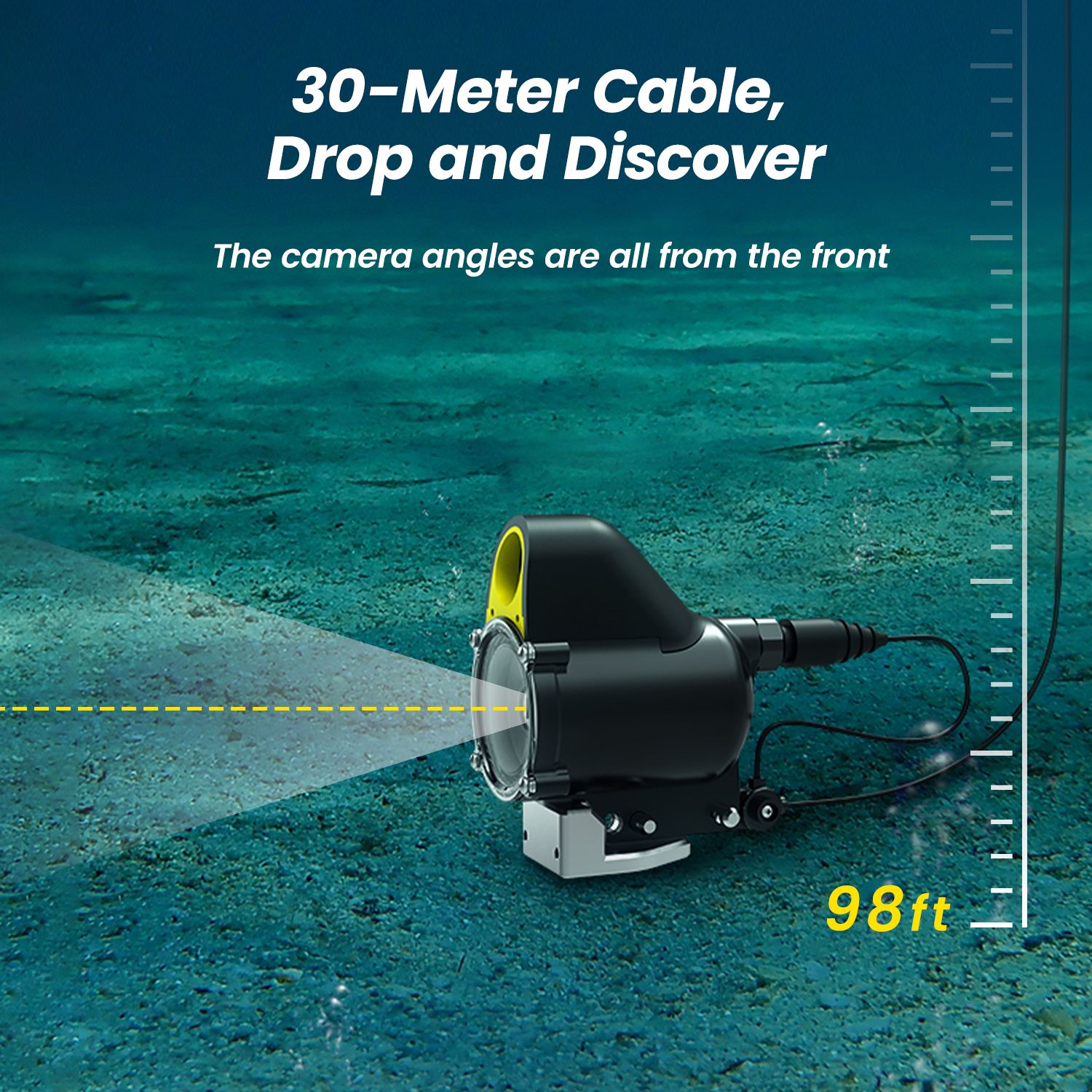 Chasing du kit de caméra de pêche sous-marine Canfish CF1