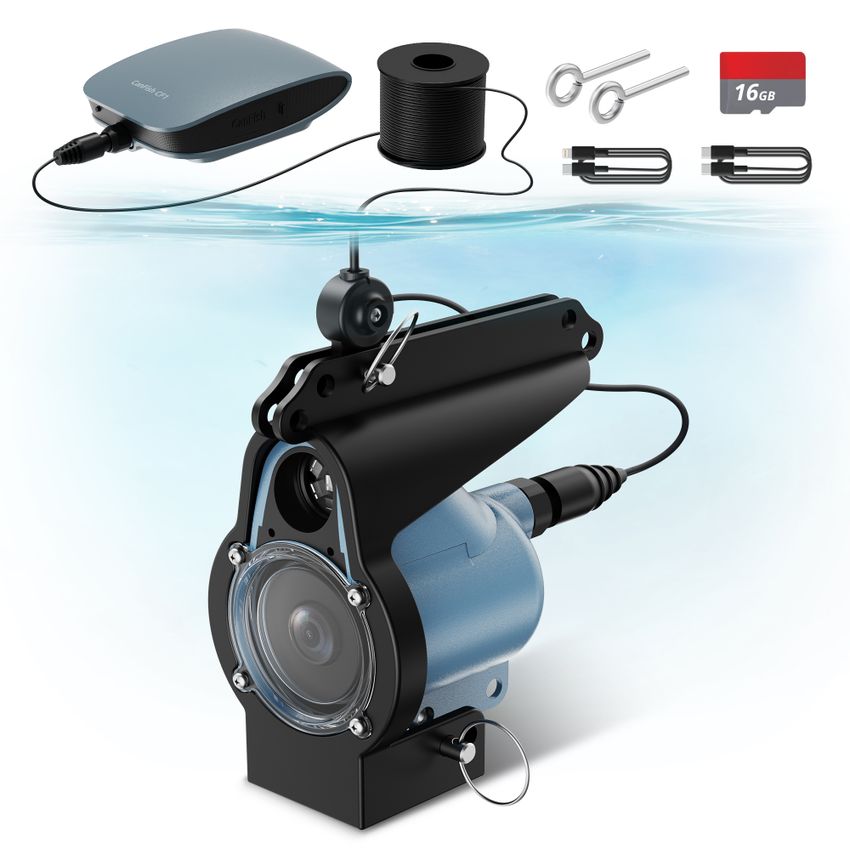 ROM Caméra de pêche sous-marine HD 1080P Convertisseur vidéo mobile