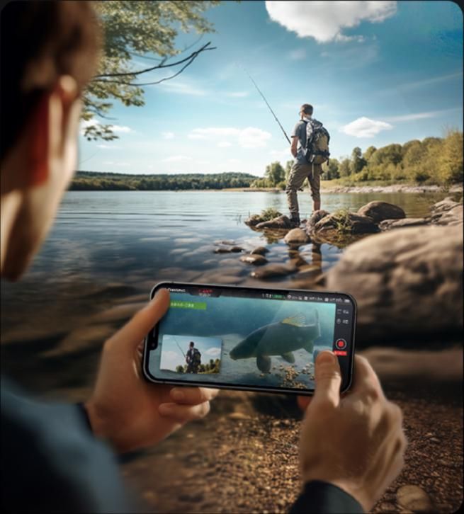 a man using CanFish app